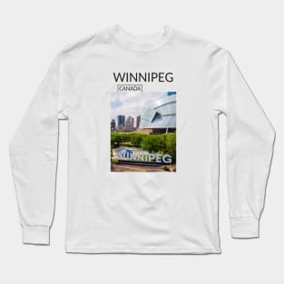 Winnipeg Manitoba Canada Gift for Canadian Canada Day Present Souvenir T-shirt Hoodie Apparel Mug Notebook Tote Pillow Sticker Magnet Long Sleeve T-Shirt